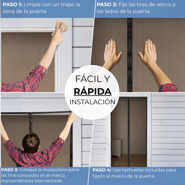 Mosquitera Magnética Premium – Ventila tu Hogar sin Picaduras