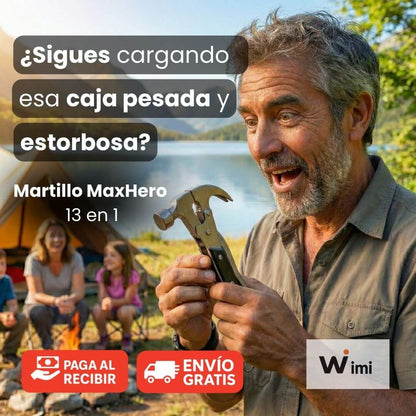 Martillo Maxhero Multifunción 13 en 1 Compacto