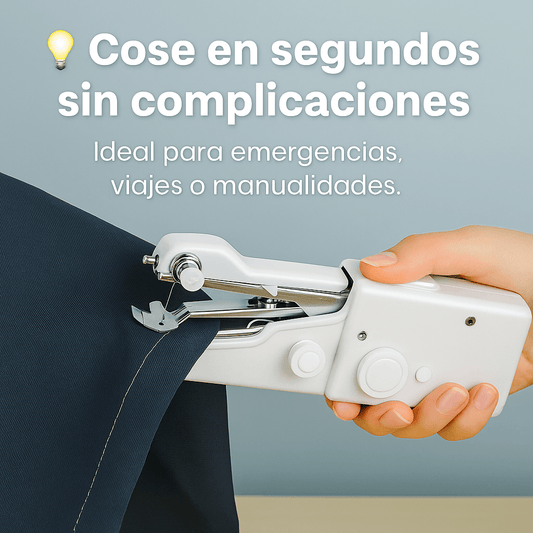 Mini Máquina de Coser Portátil – Cose, arregla y crea en segundos, donde sea que estés.